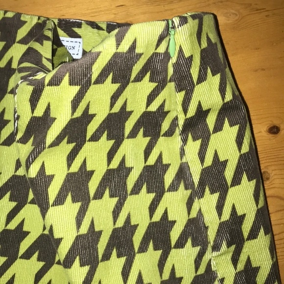 Jennifer Reale Design Skirt Green Brown 8 - Picture 3 of 6